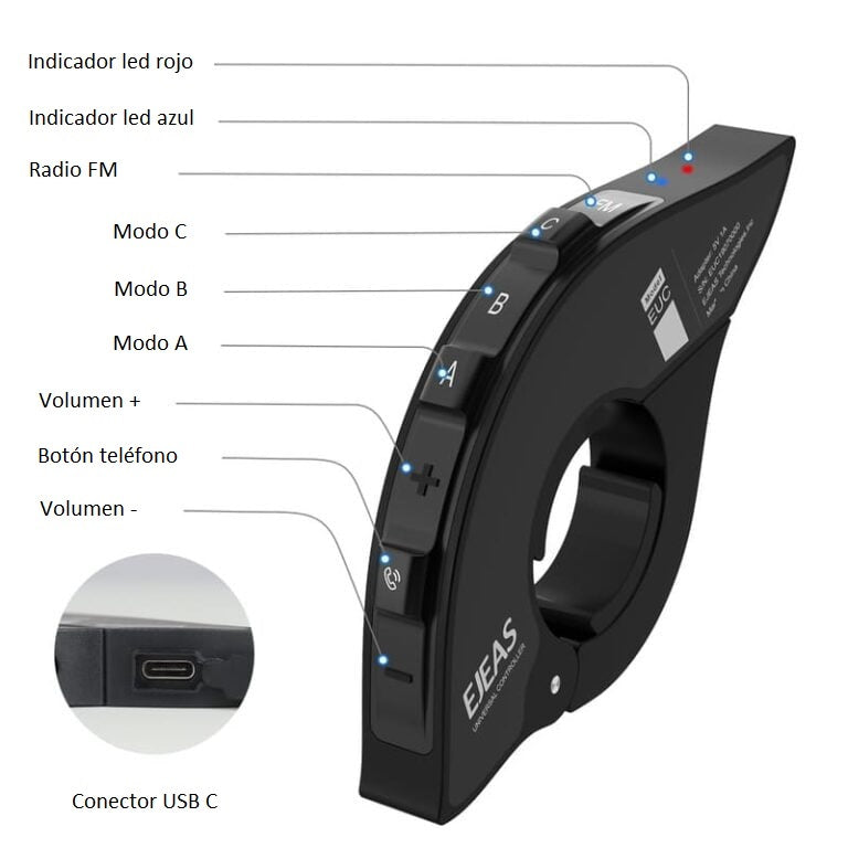 Ejeas EUC - Control Remoto Manillar