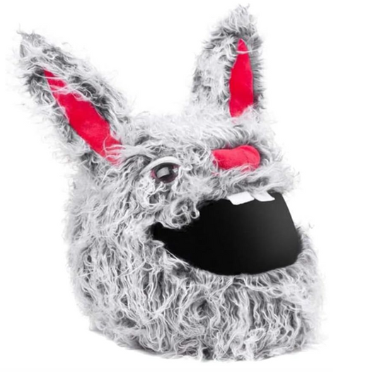 Fluffy Bunny Helmet Cover