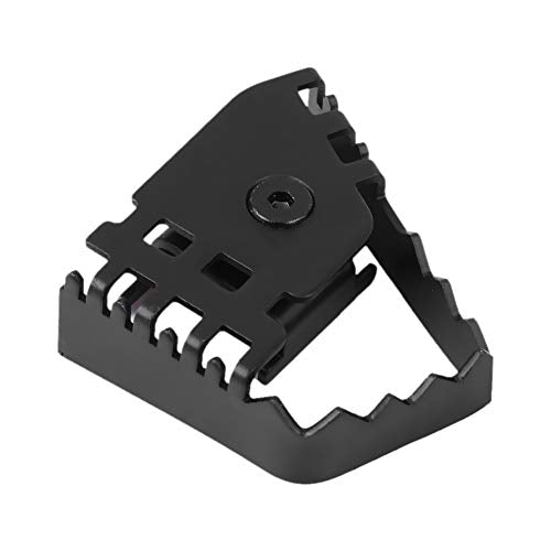 Pedal de palanca de frec per a motocicleta, extensor d'almohadilla d'extensió d'acer inoxidable per a F800GS F700GS F650GS (negre, galvanitzat)(Negre)