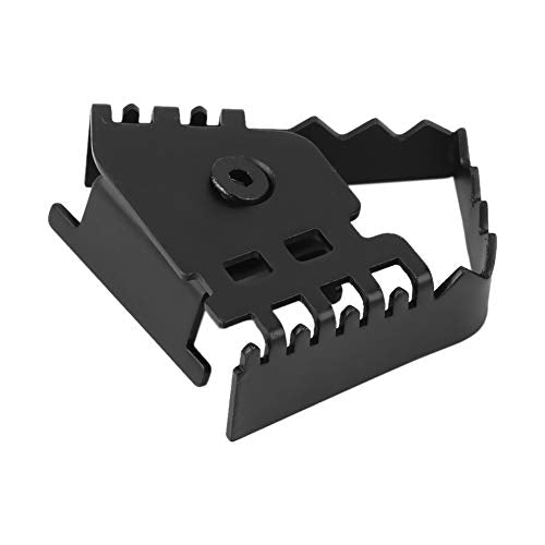 Pedal de palanca de frec per a motocicleta, extensor d'almohadilla d'extensió d'acer inoxidable per a F800GS F700GS F650GS (negre, galvanitzat)(Negre)