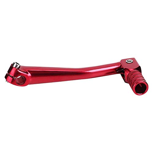 Leva del Cambio per Motocicletta, Universale CNC in Lega di Alluminio Pieghevole Leva del Cambio Accessorio di Modifica Moto 5.9x2.5 Pollici(Rosso)