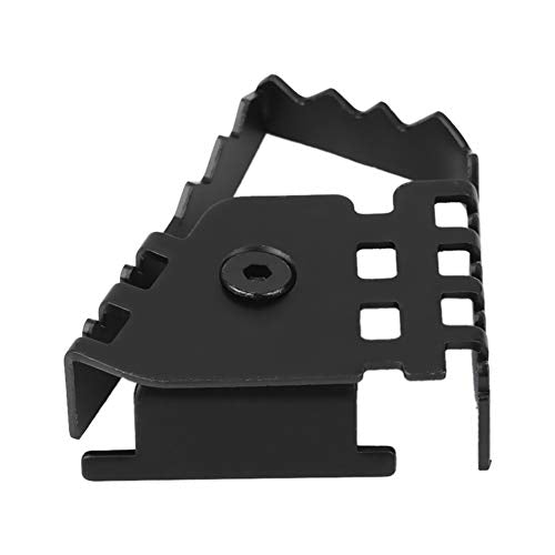 Pedal de palanca de frec per a motocicleta, extensor d'almohadilla d'extensió d'acer inoxidable per a F800GS F700GS F650GS (negre, galvanitzat)(Negre)