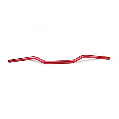 Manubrio Moto 22mm, Manillar de Motocicleta de Pliegue Bajo 7/8 Universaler für Pit Dirt Bike ATV Quad Motocross- Rojo