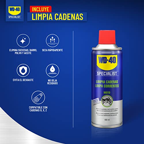 Kit de Manteniment de Cadena de Moto WD-40