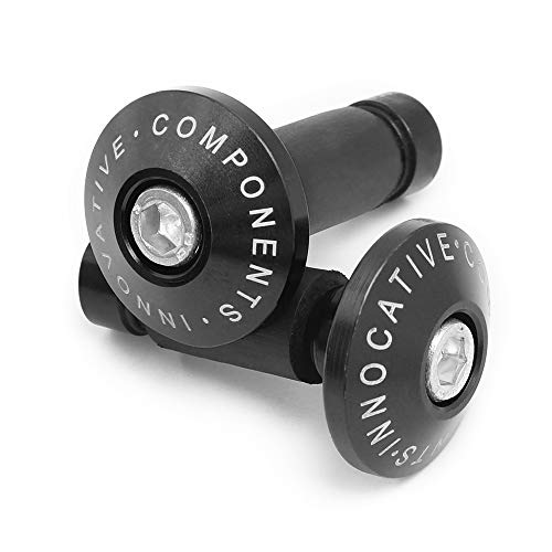 CXEPI Poignées universelles - pour guidons de Ø22 mm (extérieur) - Contrepoids pour moto VTT Vélo, noir