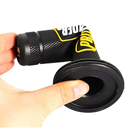 NICOLIE 7/8" Motorcycle Gel Brake Rubber Handlebar Grip for Yamaha Moto Crf Exc YZF Pro Taper Motocross Pit Bike - 7