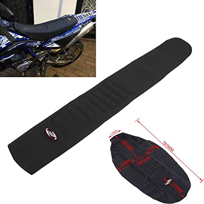 Cubierta de asiento de motocicleta de goma para universal para motocicleta Off Road negro