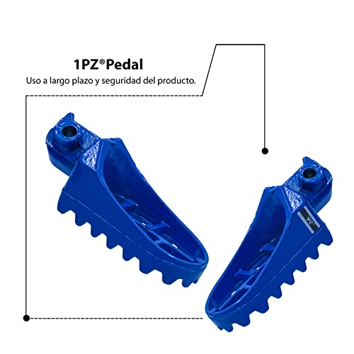 Blue Footrest Footpeg Set