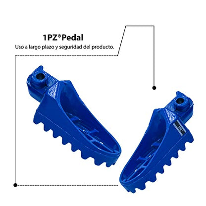 Blue Footrest Footpeg Set