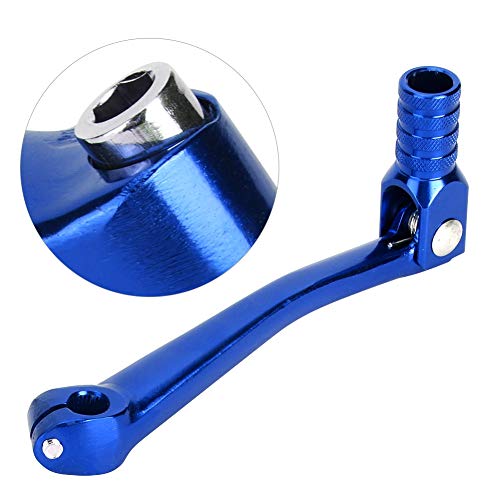 Accessoris de moto Jadeshay Universal de modificació CNC Palanca de canvi de marxes d'aliatge d'alumini 150x65mm (Blau)