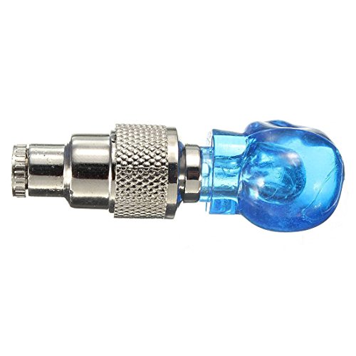 FRGMNT Valve Cap with LED Valve Caps for Bicycle Car Wheel Lamps - Blue