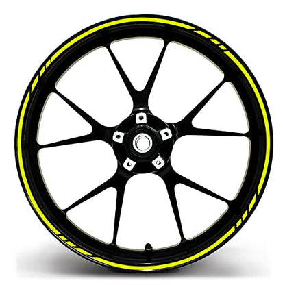 Pegatina del Vora de la roda 16 Parts Adequat per a 16“ 17” 18” 19” per al Cotxe i la Motocicleta