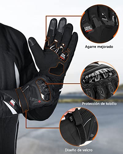 Gants de Moto 2KP pour Hiver ISSYZONE