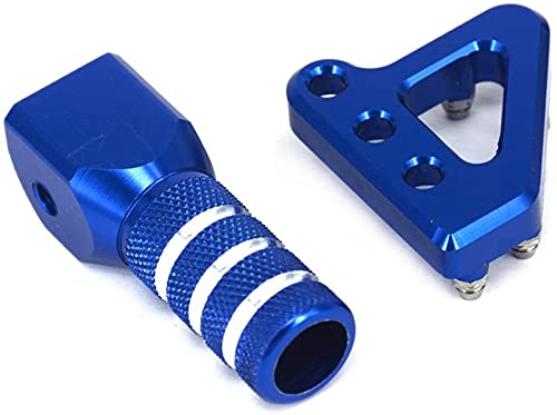 JFGRACING pedal freno moto pedal freno trasero freno trasero por 125-530 SX EXC XCF XC XCW SXF SMR-azul