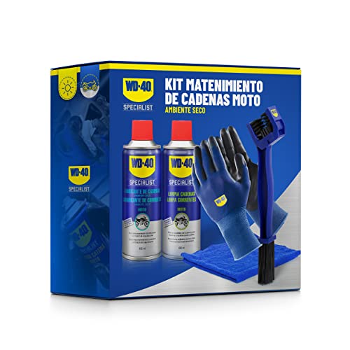 Kit de Manteniment de Cadena de Moto WD-40