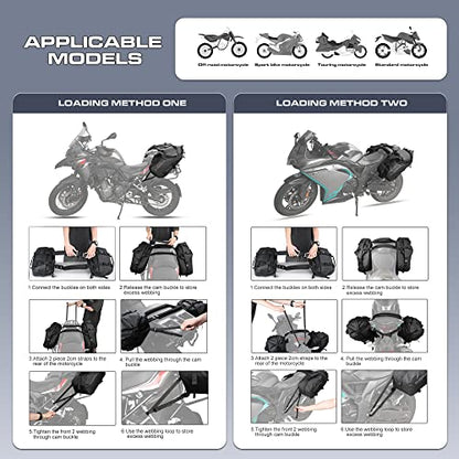 Bolsas laterales para moto de 28 - WILDKEN