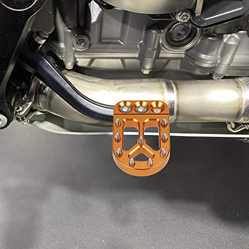 NICECNC Naranja Extensió de Pedals de Freno Compatible amb KTM 390 Adventure 2020 2021 2020,690 SMC R 2019-2022,1050/1090/1190Adventure/R,1290 Super Adventure/R/S/T