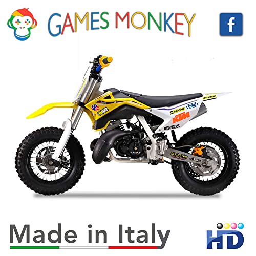 MAS DI VITALE MARIA Einzelunternehmen Aufkleber Motorrad Sponsoren 113 Stück Aufkleber Grafiken Motocross MTB Computer Vespa Modell Vinyl Glanz Paket berühmte Marken (36x33 cm)