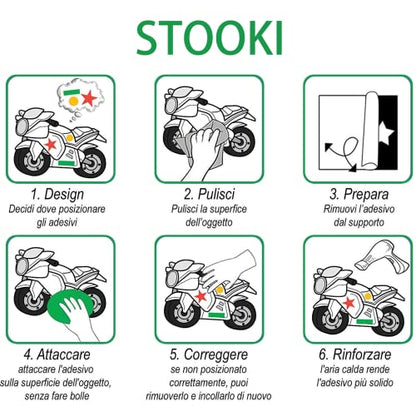 Adhesius Moto*77 Adhesius Motocross De Kit De Motocicleta Adhesius per Cascos De Moto De Cascos Són Adequats per Motocicletes, Vehicles Elèctrics