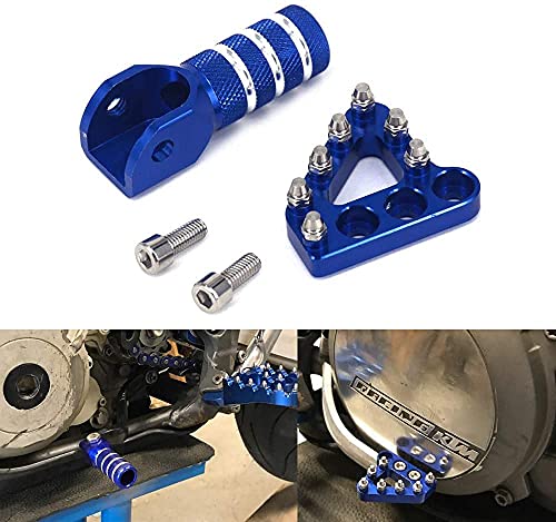 JFGRACING Bremsfußpedal Motorrad Bremsfußpedal hinten hinten Bremsen für 125-530 SX EXC XCF XC XCW SXF SMR-blau