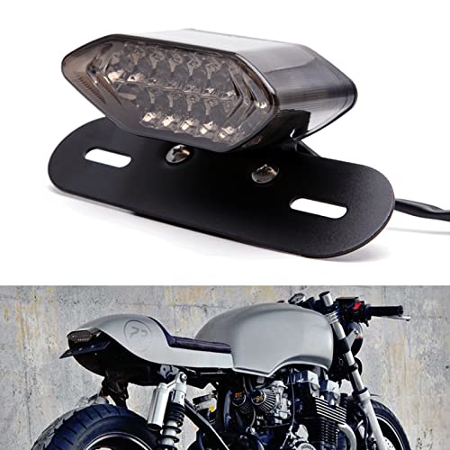 DREAMIZER Luzes Traseiras LED de Motocicleta, 12V Luz de Travão Traseira de Moto Luz Indicadora de Sinais de Viragem Lâmpada de Licença