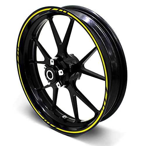 Pegatina del Vora de la roda 16 Parts Adequat per a 16“ 17” 18” 19” per al Cotxe i la Motocicleta