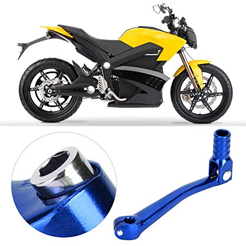 Jadeshay Universal Motorcycle Modification CNC Gear Shift Lever Aluminum Alloy 150x65mm (Blue)