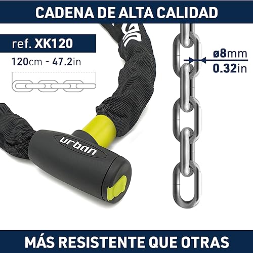 Cadena Antirrobo Moto - URBAN XK120