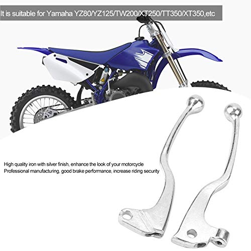 Aramox Bremshebel, Paar Kupplungshebel für Motorräder Bremshebel für YZ80 YZ125 TW200 XT 225 250 XT225 XT250 TTR250 XT350 XT600 TT600