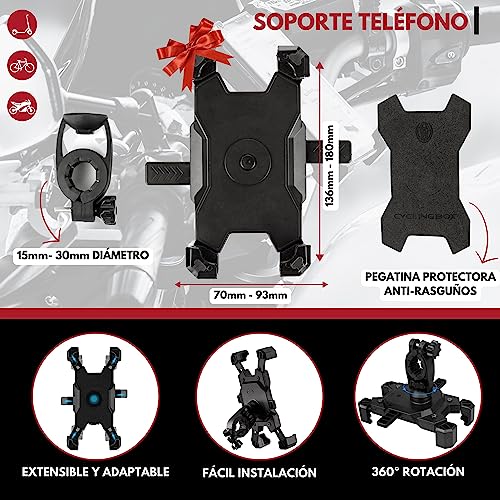 Bolsa Pernera Moto con Soporte móvil