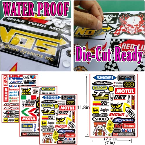 Motorstickers*77 Motocross Stickers Voor Motorfiets Stickers Voor Motorhelmen Zijn Geschikt Voor Motorfietsen, Elektrische Voertuigen