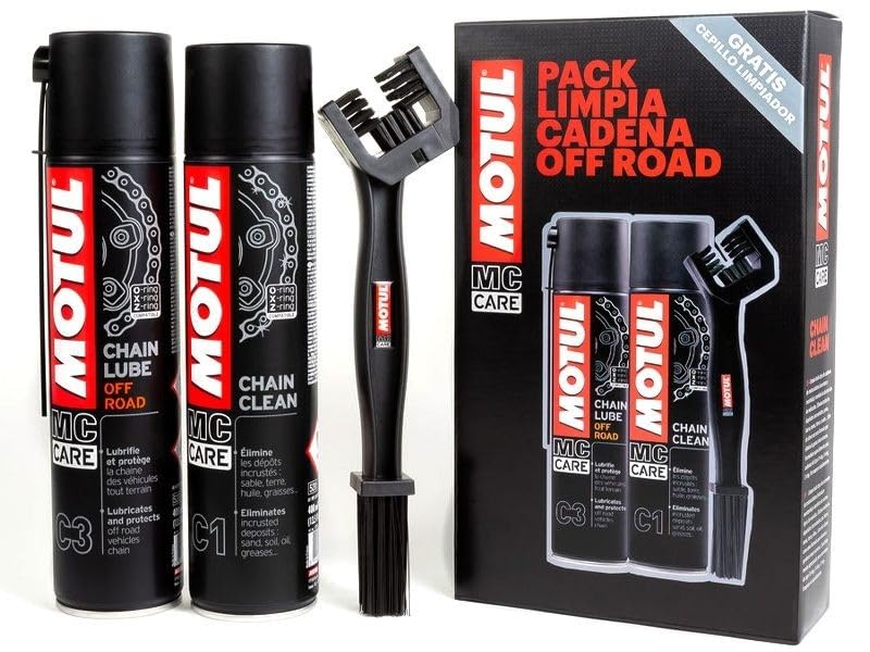 Kit limpiador y lubricante de cadena - Motul